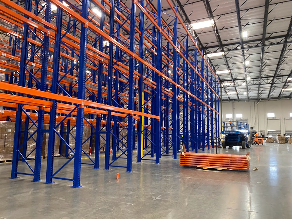 Racking installation in Orange County, California